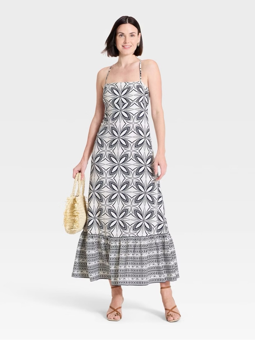 Nwt Open-Back Maxi Dress - A New Day